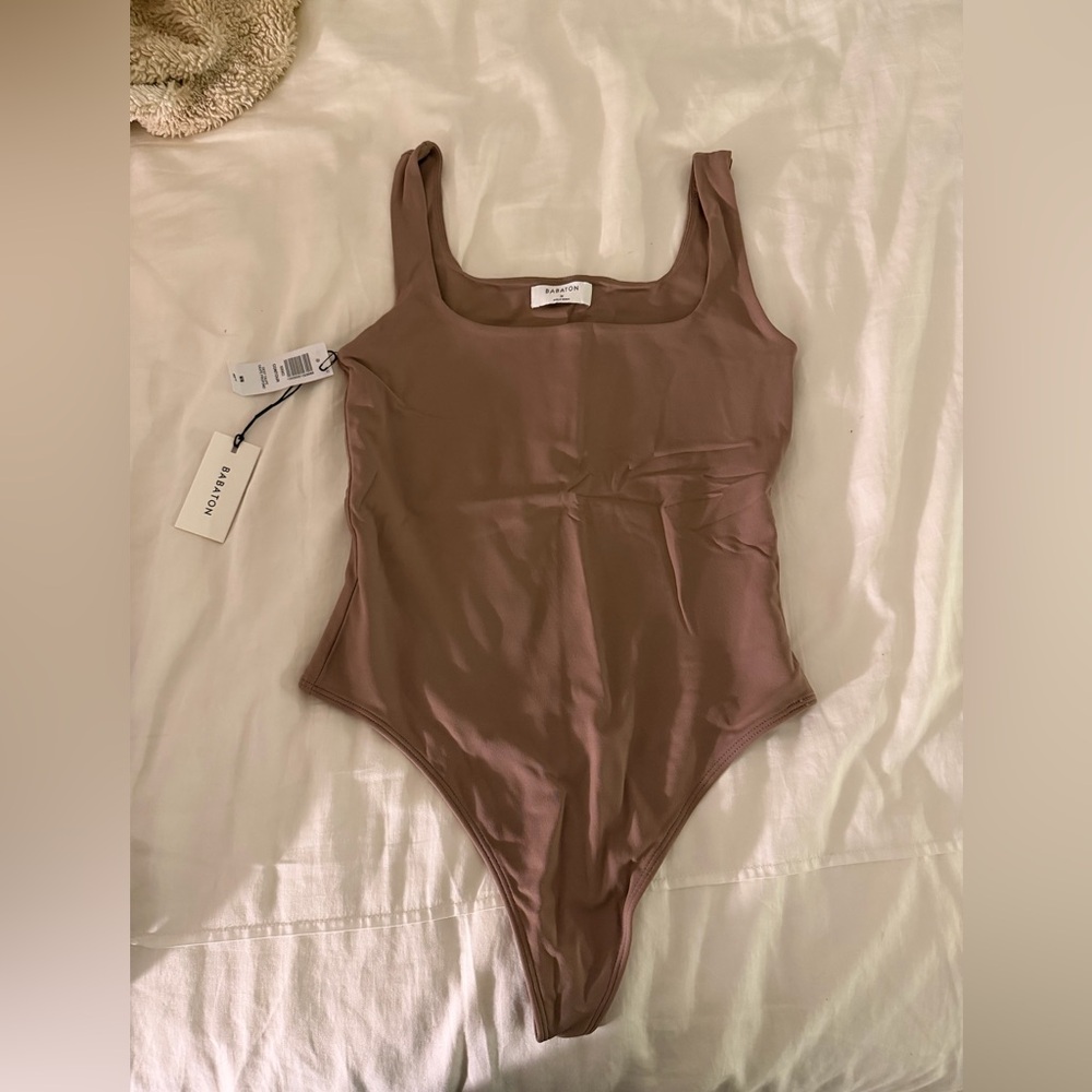 Aritzia Women's Bodysuit in Tan